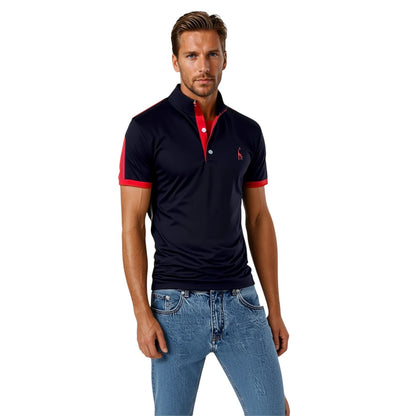 Herrepoloshirt Klassisk afslappet pasform 3