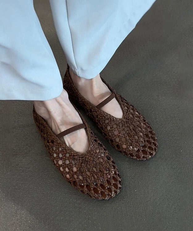 Herresandaler med udskæringer og splejsning 2