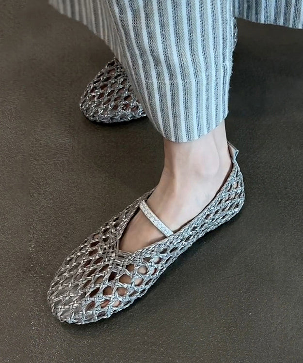 Herresandaler med udskæringer og splejsning 4