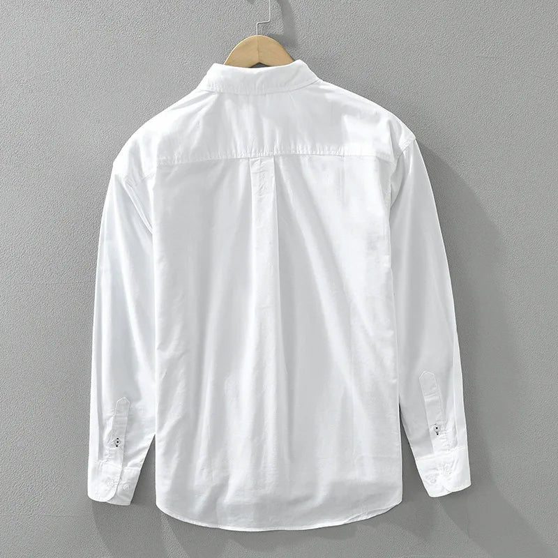 Herreskjorte Button-Up med Farveblok til Mænd 2