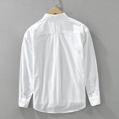 Herreskjorte Button-Up med Farveblok til Mænd 2