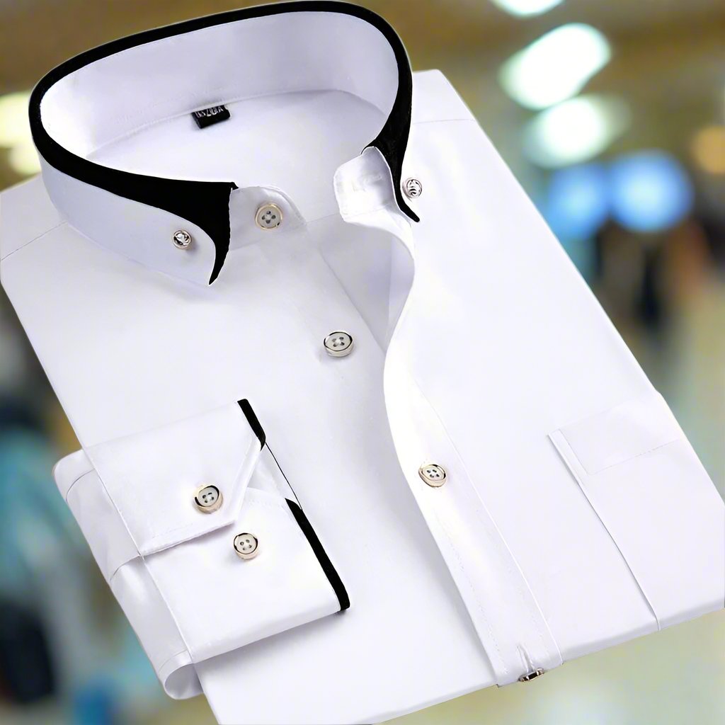 Herreskjorte Langærmet Slim Fit 1