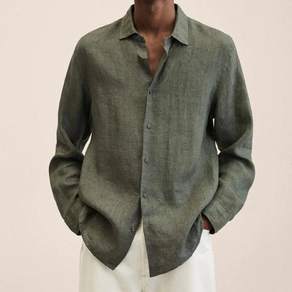 Herreskjorte Slim Fit Klassisk Stil 1
