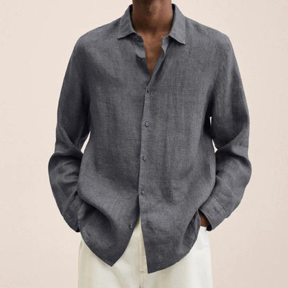 Herreskjorte Slim Fit Klassisk Stil 10
