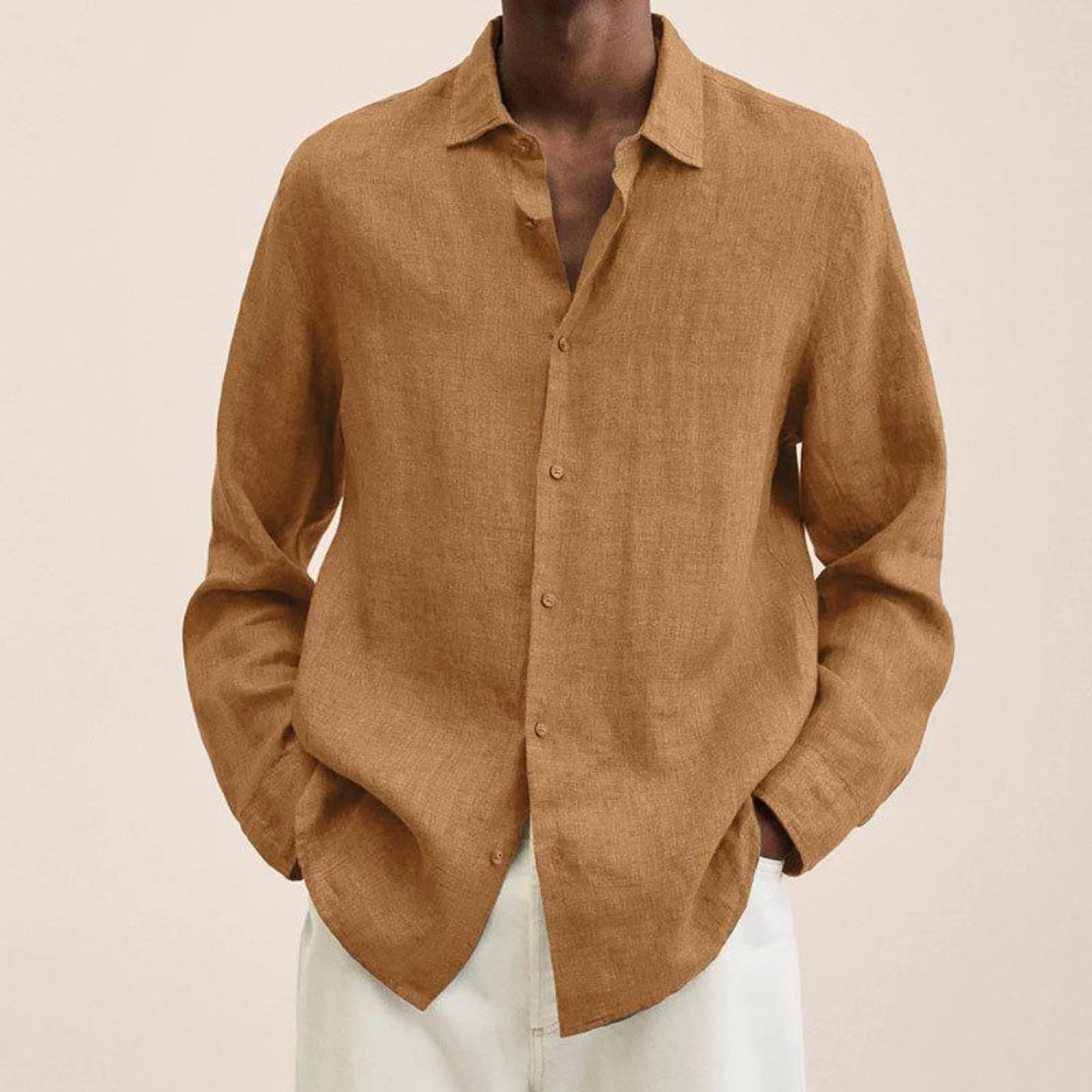 Herreskjorte Slim Fit Klassisk Stil 4