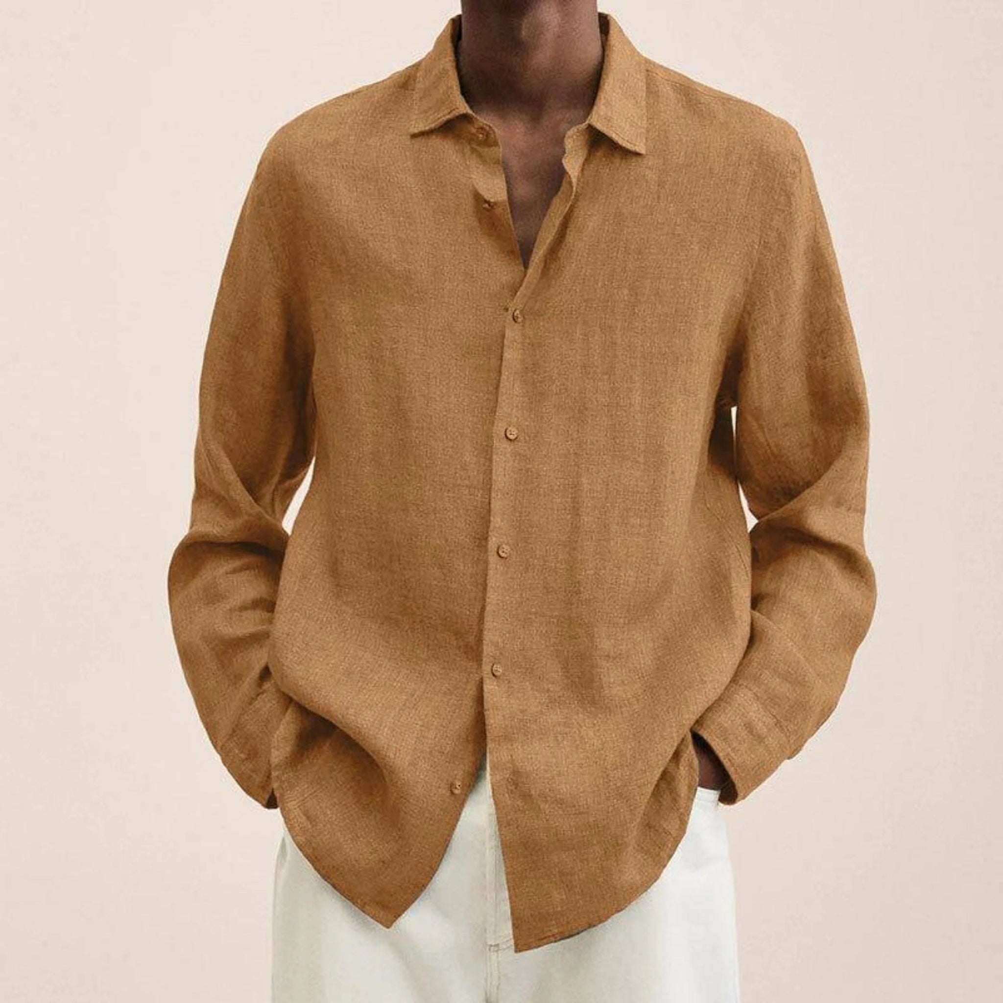 Herreskjorte Slim Fit Klassisk Stil 4