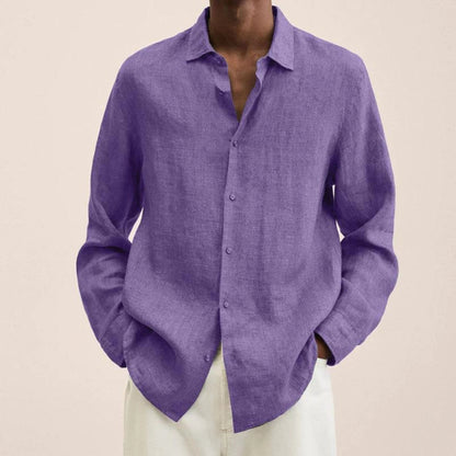 Herreskjorte Slim Fit Klassisk Stil 9
