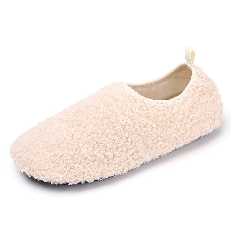Hjemmesko Dame Fluffy med Skridsikker Sål 9