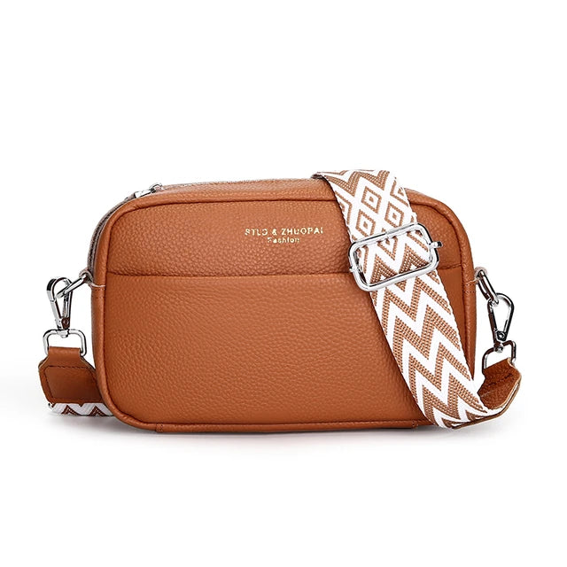 Crossbody-taske i læder af høj kvalitet