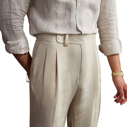 Høj Talje Bukser Vintage Stil 0