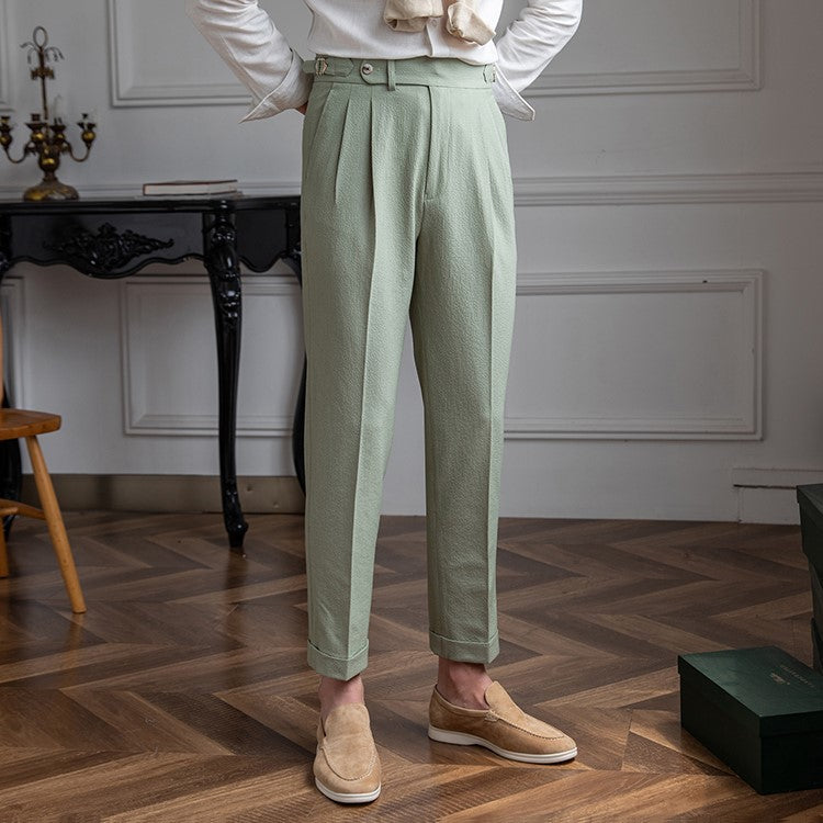 Høj Talje Bukser Vintage Stil 1