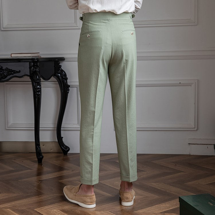 Høj Talje Bukser Vintage Stil 2