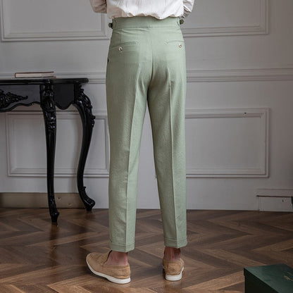Høj Talje Bukser Vintage Stil 2