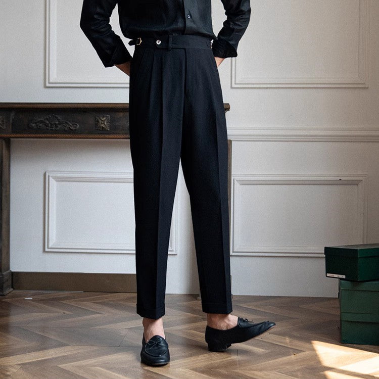 Høj Talje Bukser Vintage Stil 5