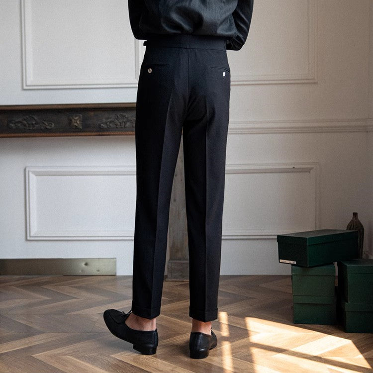 Høj Talje Bukser Vintage Stil 6