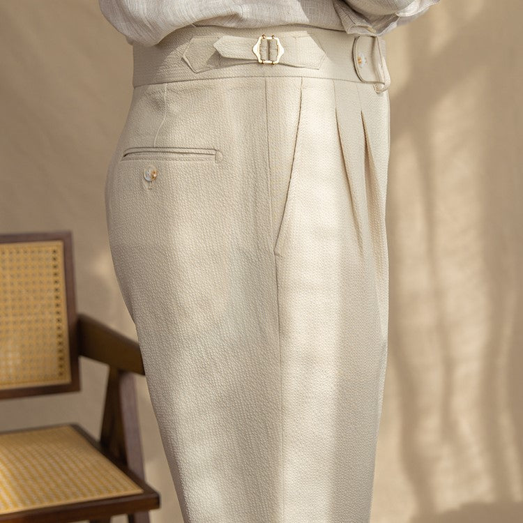 Høj Talje Bukser Vintage Stil 8