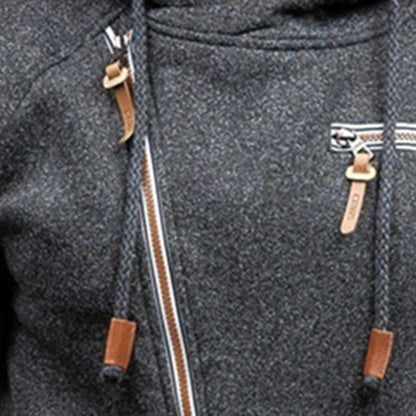 Hoodies Mænd Casual Zip Up Størrelse 6