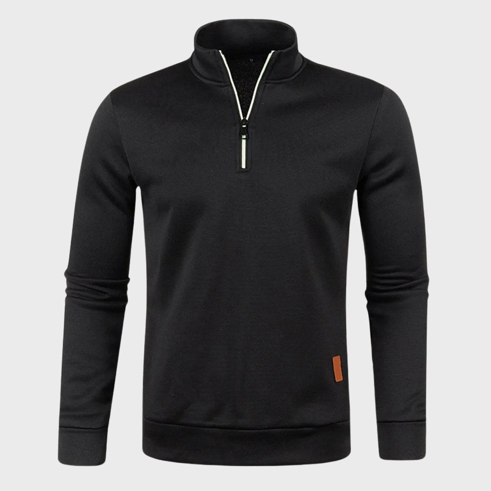 Hoodies Mænd Lynlås Casual Stil Sweatshirt Herre 2