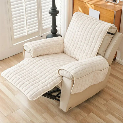 Hvilestolsdæksel med moderne gitterdesign 5