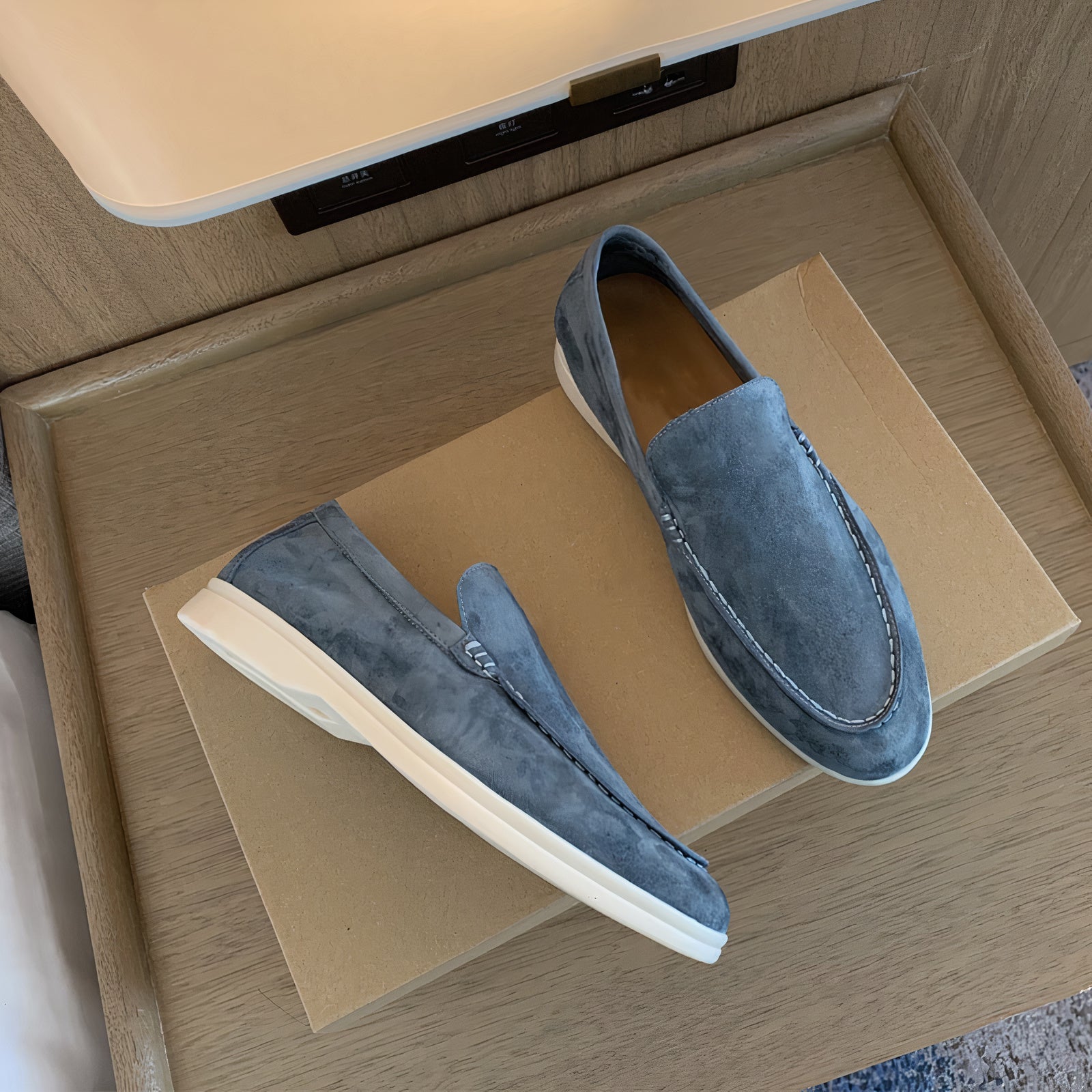 Herre Loafers Vintage Stil PU-Læder Komfortable Sko-5