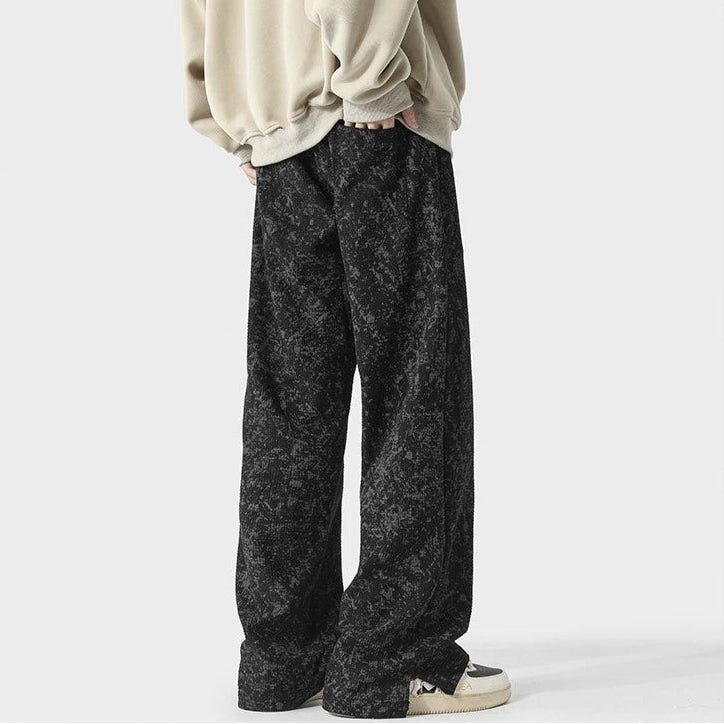 Joggingbukser Mænd Løs Pasform med Elastisk Talje og Praktiske Lommer 2