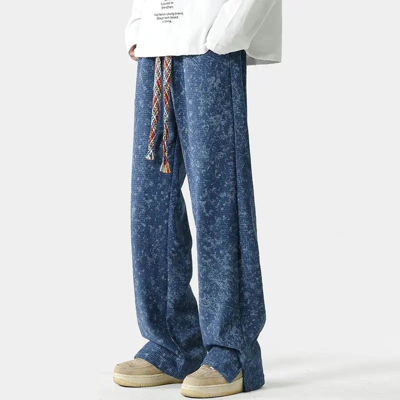 Joggingbukser Mænd Løs Pasform med Elastisk Talje og Praktiske Lommer 3