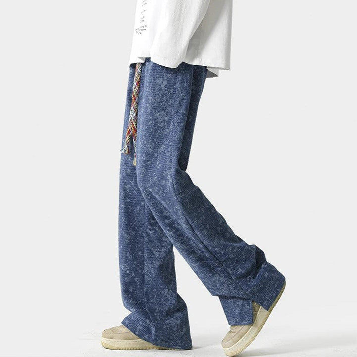 Joggingbukser Mænd Løs Pasform med Elastisk Talje og Praktiske Lommer 7