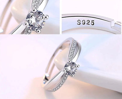 Justerbar forlovelsesring