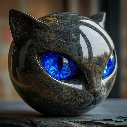 Kattehovedskulptur Moderne Design 3
