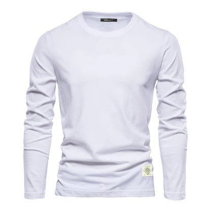 Klassisk Langærmet T-shirt til Mænd 0