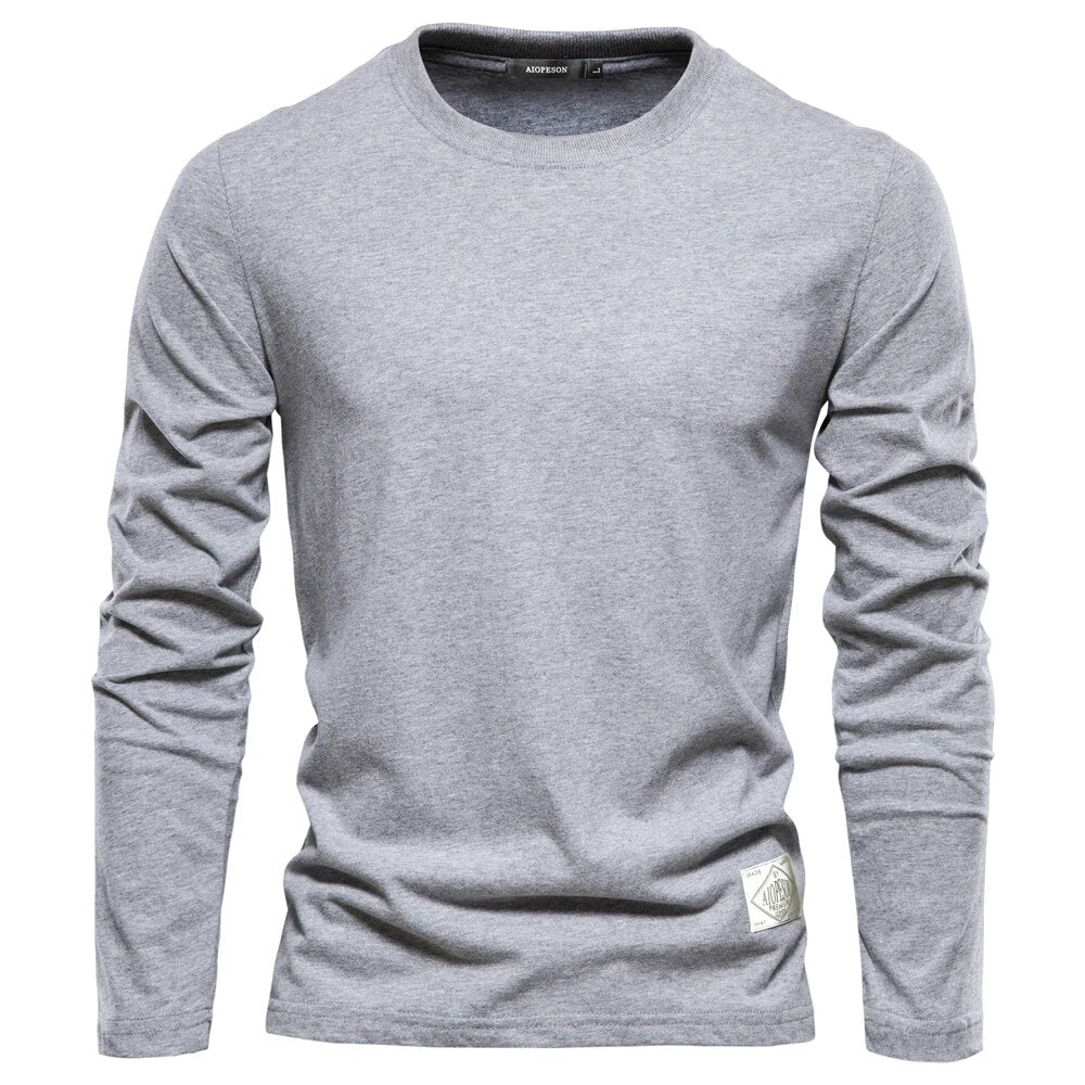 Klassisk Langærmet T-shirt til Mænd 1