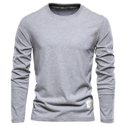 Klassisk Langærmet T-shirt til Mænd 1