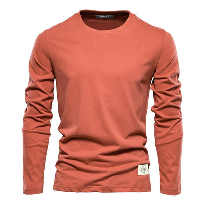 Klassisk Langærmet T-shirt til Mænd 4