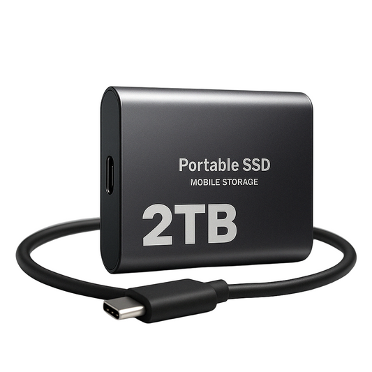 Kompakt SSD-harddisk med høj hastighedslagring USB-C 1050 MB/s 0