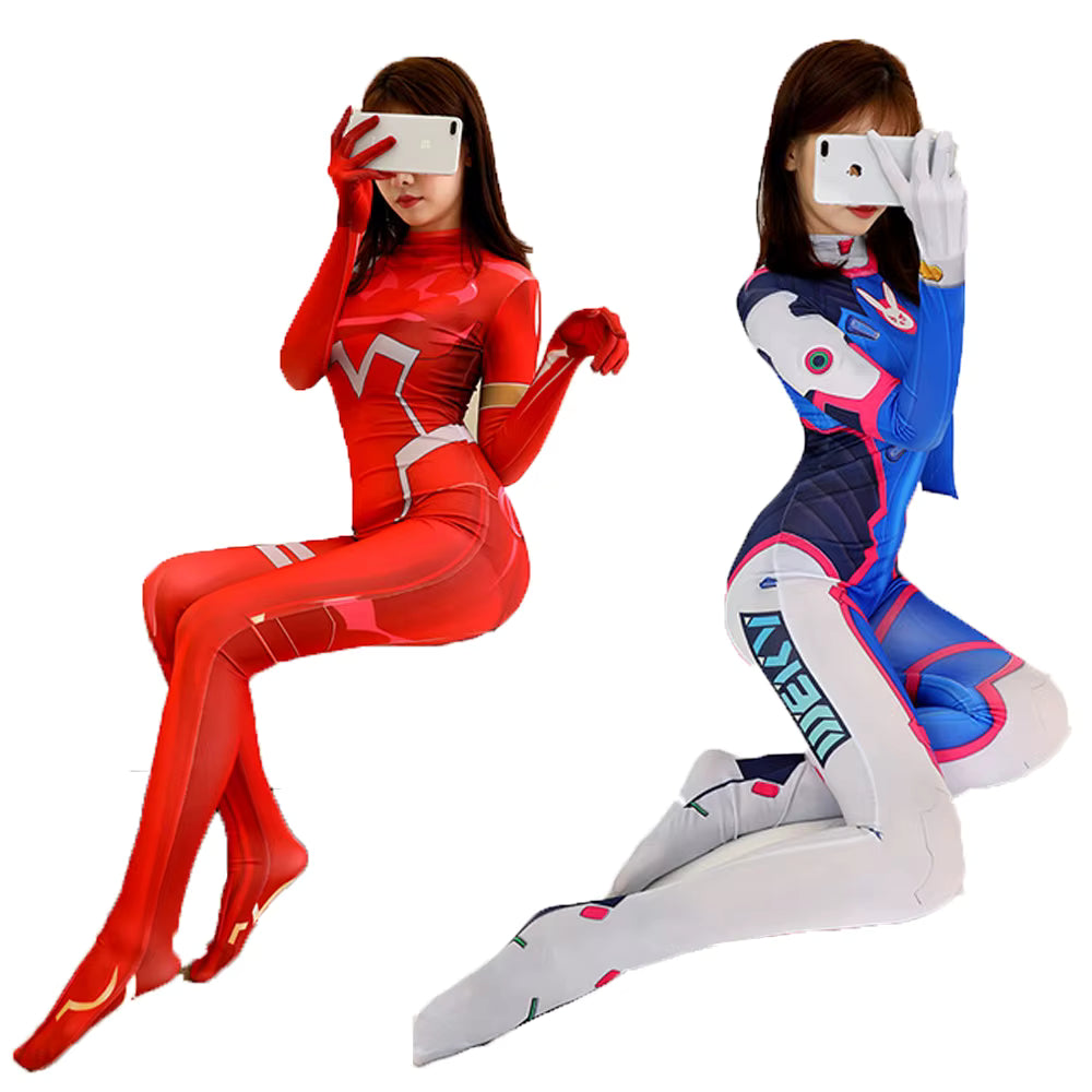 Kvinde Bodysuit Cosplay Tæt Pasform 0