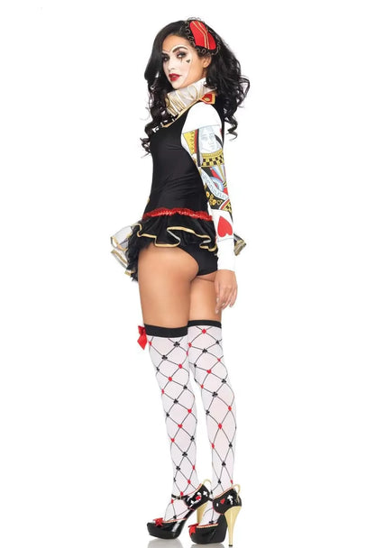 Kvinde Klovnekostume Cirkus Festkjole Cosplay 4