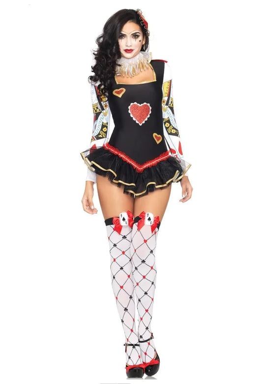 Kvinde Klovnekostume Cirkus Festkjole Cosplay 6