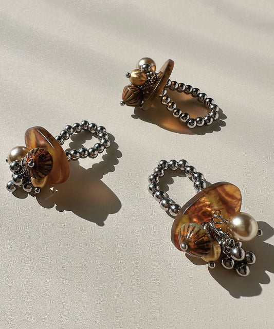 Kvinder Ring med Kvastperler Moderne Design 0