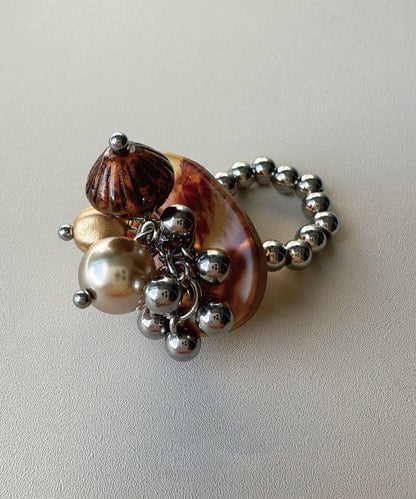 Kvinder Ring med Kvastperler Moderne Design 4