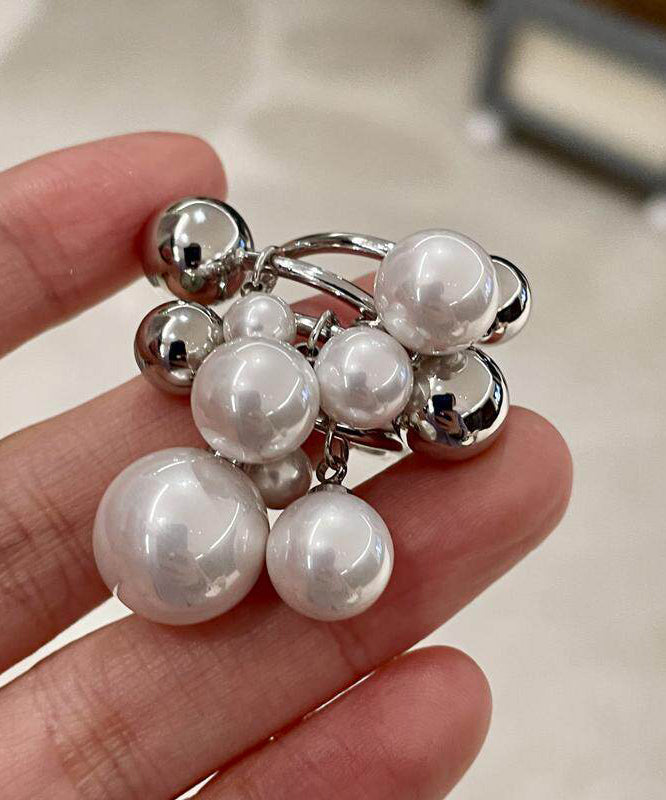 Kvinder Ring med Perle og Kvast Design 4