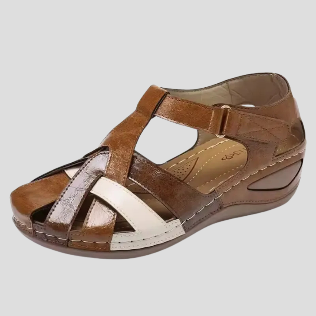 Kvinder Sandaler Colorblock Lukkede Tå 2