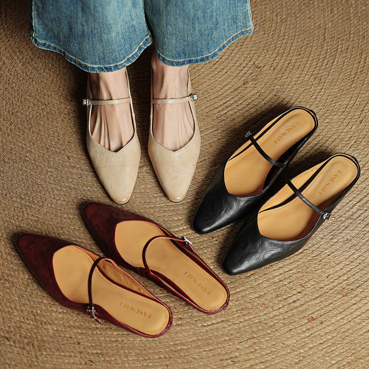 Kvinder Slip-On Mules Stilfuld 6