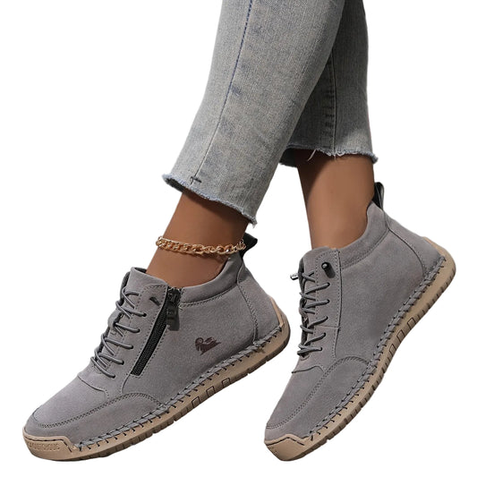 Kvinder Sneakers med Lynlås og Komfortabelt Design 0