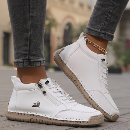 Kvinder Sneakers med Lynlås og Komfortabelt Design 12
