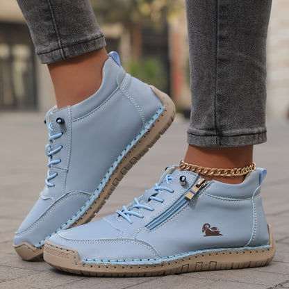 Kvinder Sneakers med Lynlås og Komfortabelt Design 16