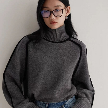 Kvinder's Turtleneck Sweater Rullekraver Blødt Cashmere 4