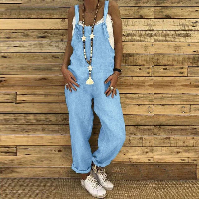 Kvindernes Jumpsuit med Dybe Halsudskæring 5