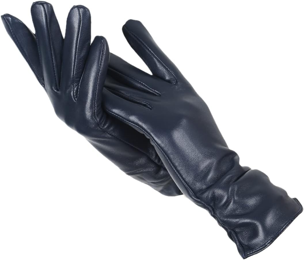 Kvindernes Klassiske Læderhandsker 0