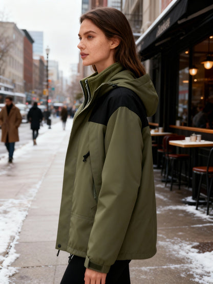 Kvinders 3-i-1 Vinterjakke Fleece 1