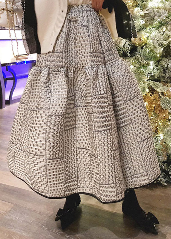 Kvinders A-linje Nederdel Med Elastisk Talje 1